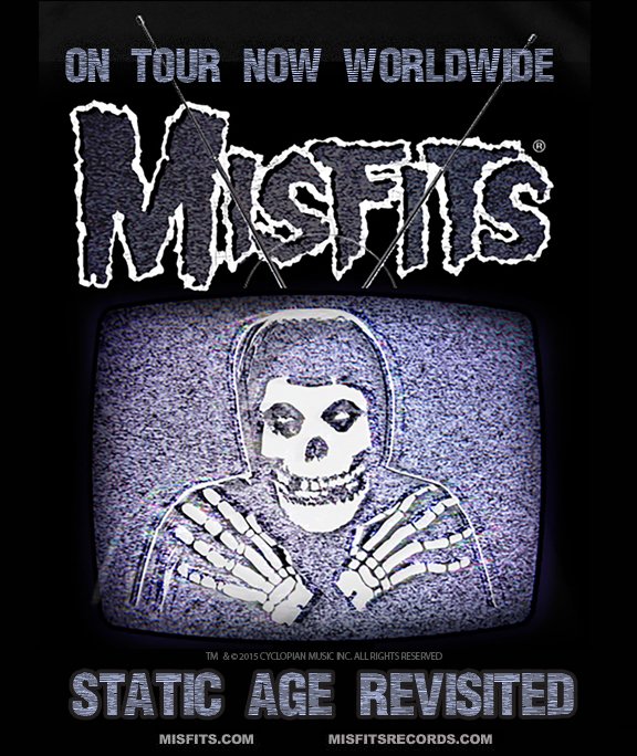 Misfit Misfits Static Age Punk Rock Heavy Metal offiziell Männer T-Shirt Herren 